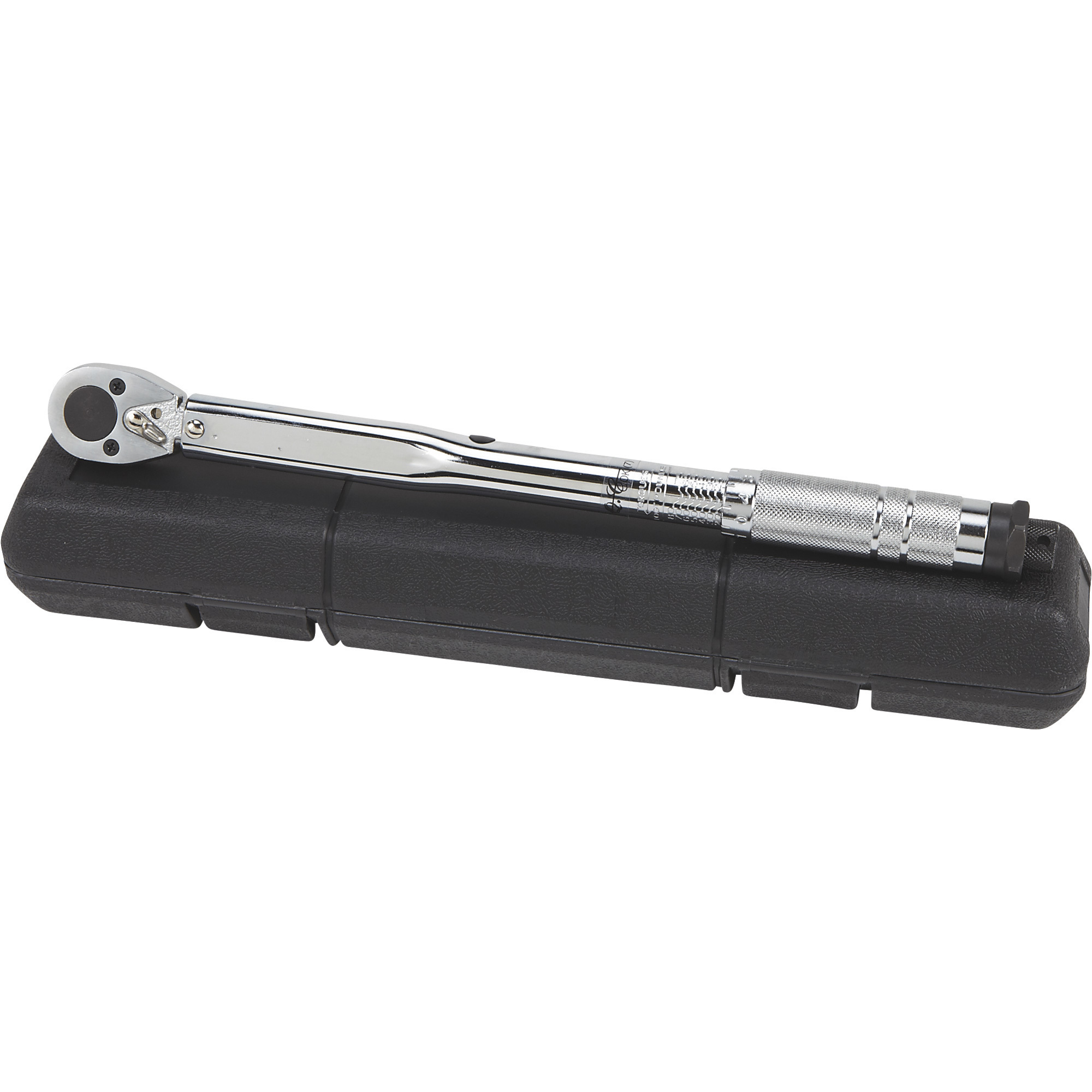 Klutch 3/8in.Drive Torque Wrench, 580 Ft.Lbs. Torque, 14in.L